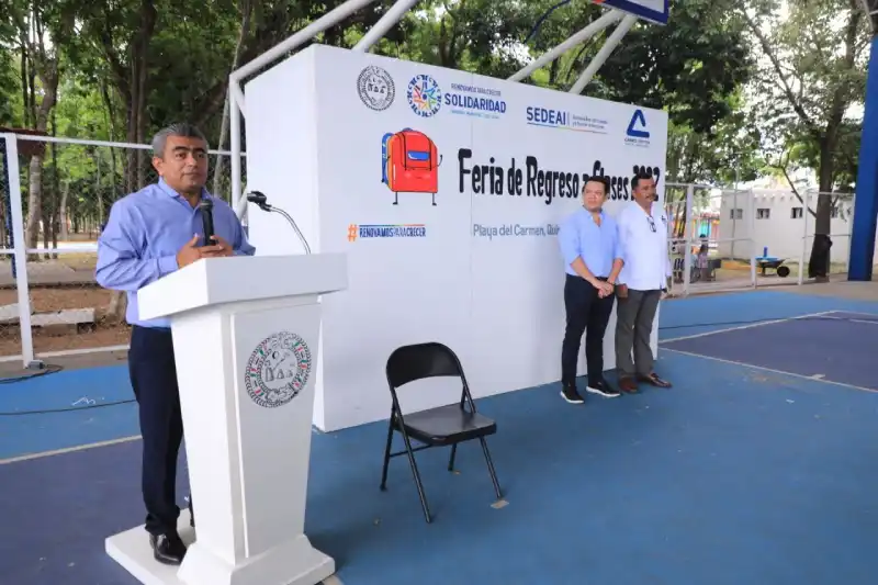 Gobierno de Playa Del Carmen apoya la economía familiar para el regreso a clases