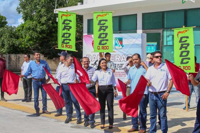 CROC refuerza trabajo de transportistas de carga en Puerto Morelos