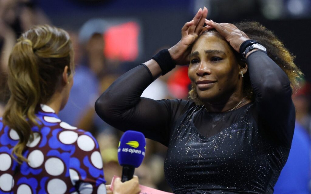 Serena Williams se desprecia con lágrimas y emotivo discurso del tenis profesional |  Video y Fotogaleria