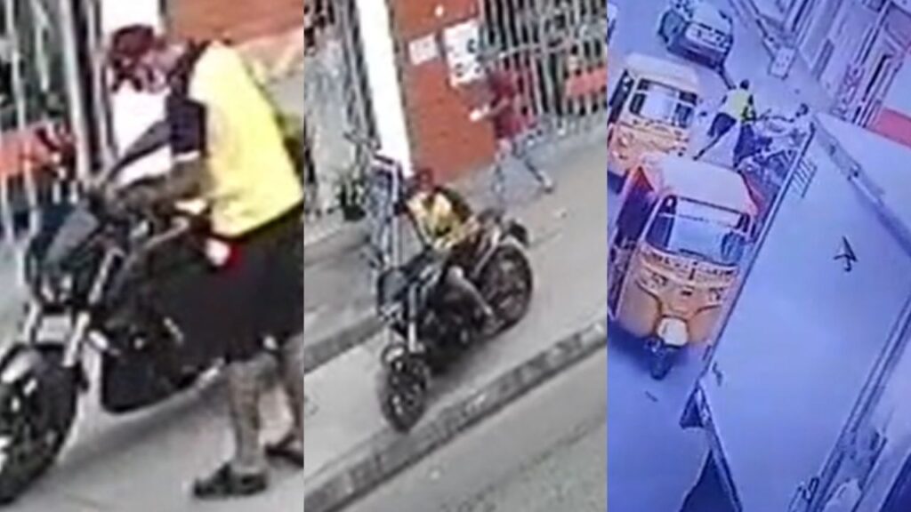 Un hombre se viraliza por perseguir al ladrón de su moto a pie hasta que lo logró