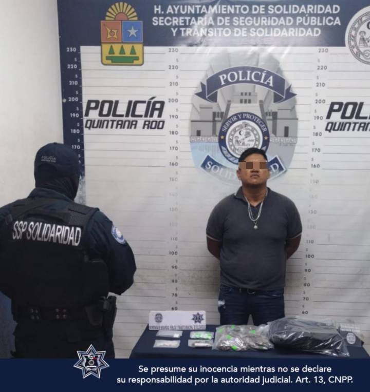 Desarticulación de red de tráfico de drogas en Playa del Carmen por parte de la Policía Municipal