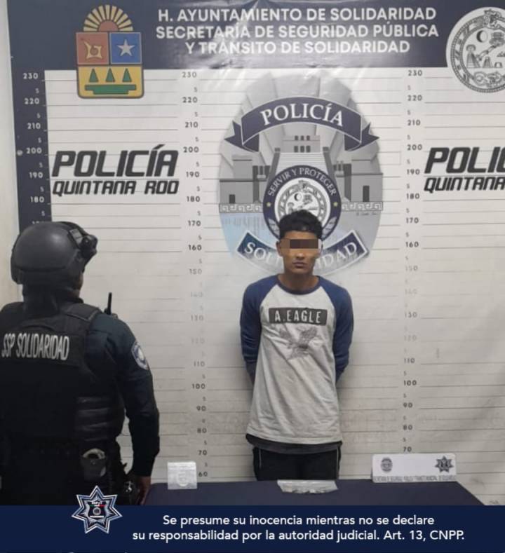 Redada Policial en Playa del Carmen 9 Detenidos por Posesion de Drogas 1