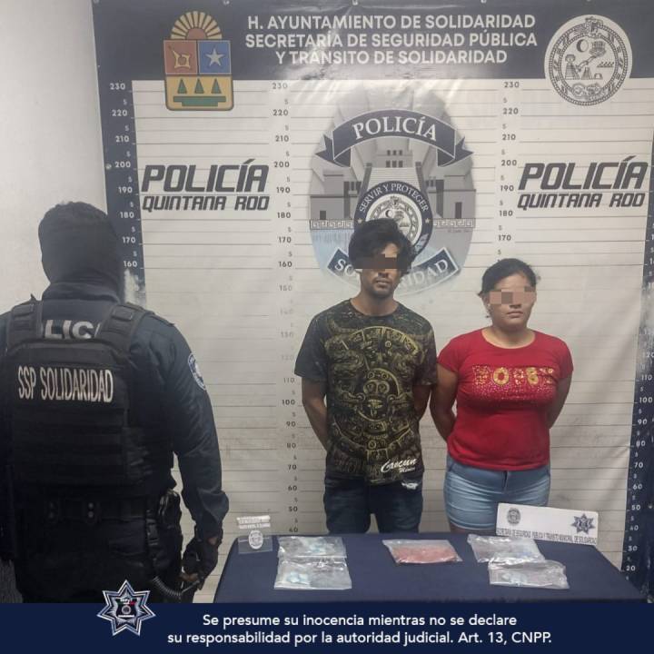 Redada Policial en Playa del Carmen 9 Detenidos por Posesion de Drogas 3