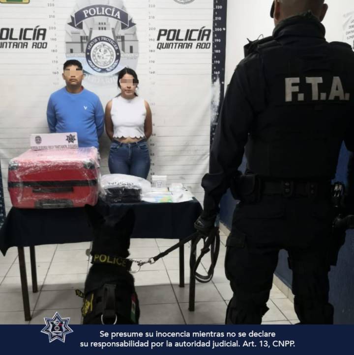 Redada Policial en Playa del Carmen 9 Detenidos por Posesion de Drogas 4