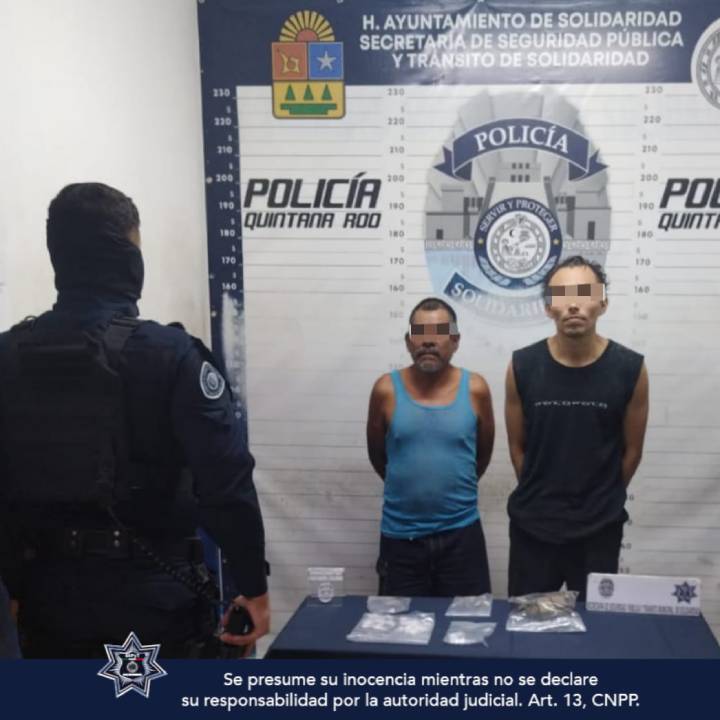 Redada Policial en Playa del Carmen: 9 Detenidos por Posesión de Drogas