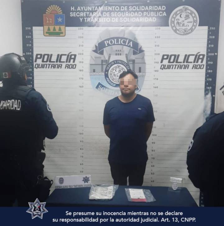 Acciones policiales en Playa del Carmen culminan con la detención de tres implicados en actividades delictivas