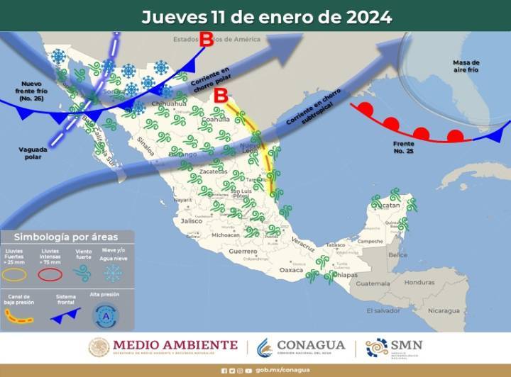 Clima en Quintana Roo: Chubascos aislados y Brisa Surada