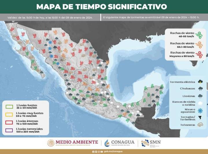 Clima en Quintana Roo Impacto del Frente Frio No. 25 1