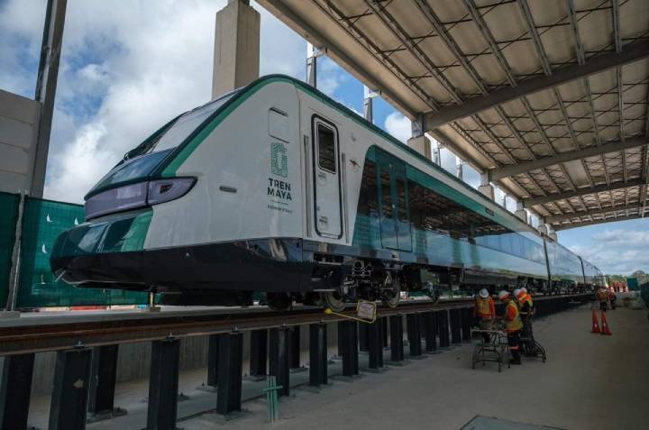 Contratiempo en el Tren Maya de Palenque por Problemas en el Motor