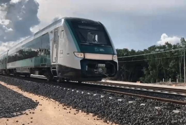 Contratiempo en el Tren Maya de Palenque por Problemas en el Motor