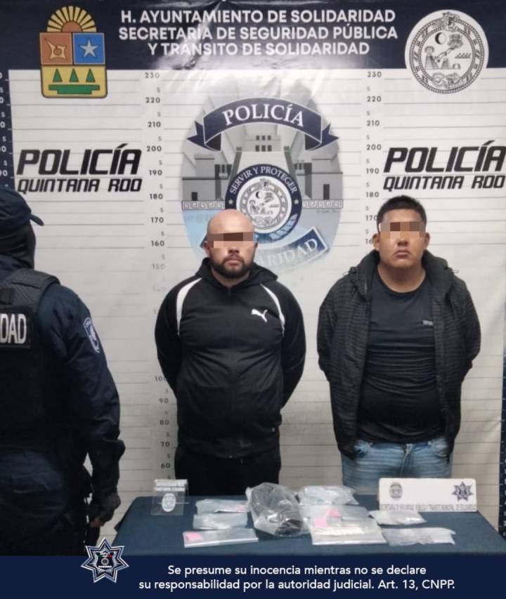 Exitosa Operacion Policial en Playa del Carmen Cuatro Individuos Arrestados por Supuesta Distribucion de Sustancias Ilicitas 1