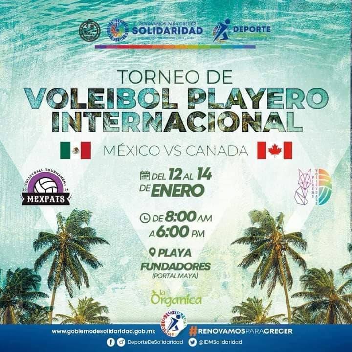 Festival Deportivo Internacional en las Costas de Playa del Carmen