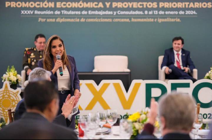 Mara Lezama Eleva a Foro Internacional los Beneficios del Tren Maya para Quintana Roo: Desarrollo Sostenible y Justicia Social en Foco