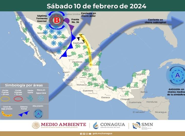 Cliam en Quintana Roo: Aviso sobre la Intensa 'Surada' que se Aproxima