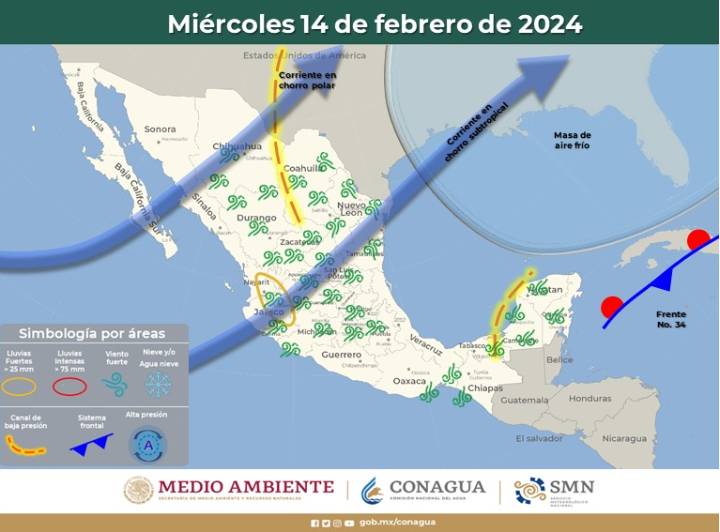 Clima en Quintana Roo: Pronóstico Meteorológico del Día de San Valentín