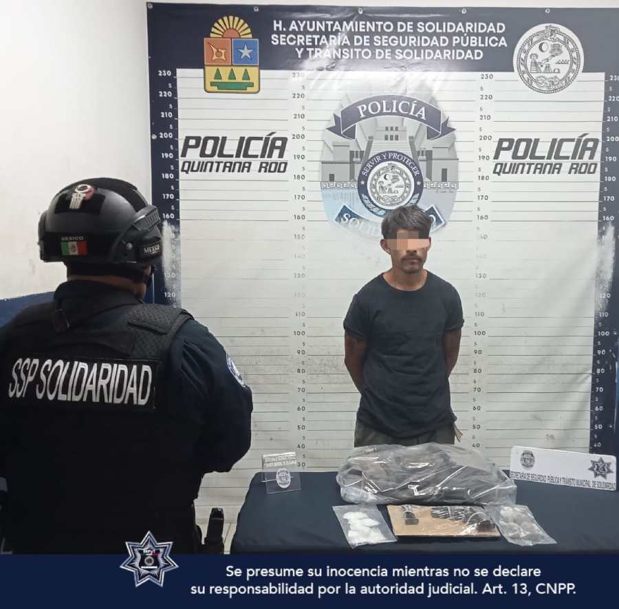 Detención en Playa del Carmen por Posesión de Armas y Drogas: El Caso de José "N"