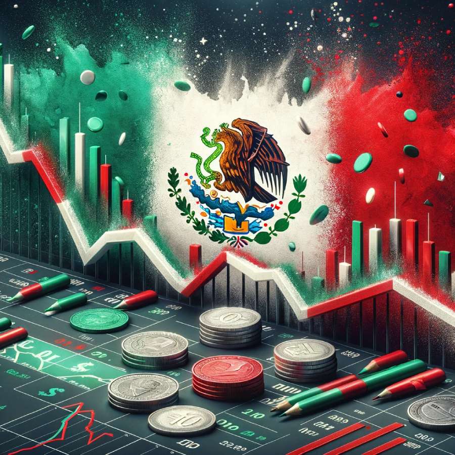 El Peso Mexicano se Deprecia Frente al Dolar ante Expectativas de Recorte de Tasas por
