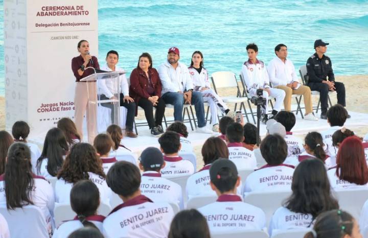 Inauguracion del Apoyo Municipal a los Representantes Deportivos de Cancun en los Juegos CONADE 2024 1