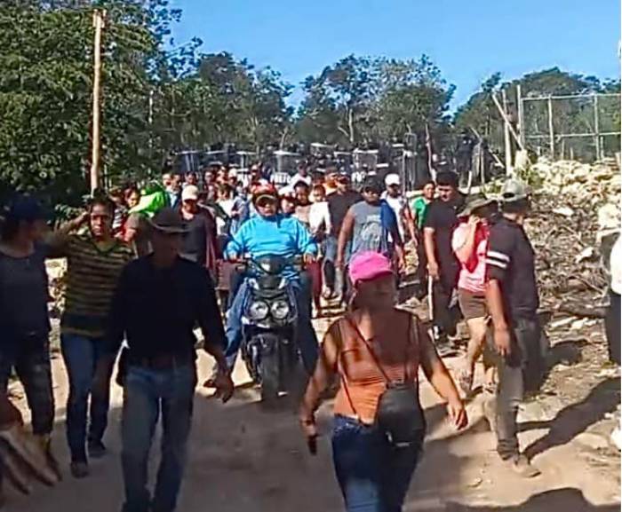 Operativo exitoso: Retiro de ocupantes ilegales de tierras ejidales en Las Torres