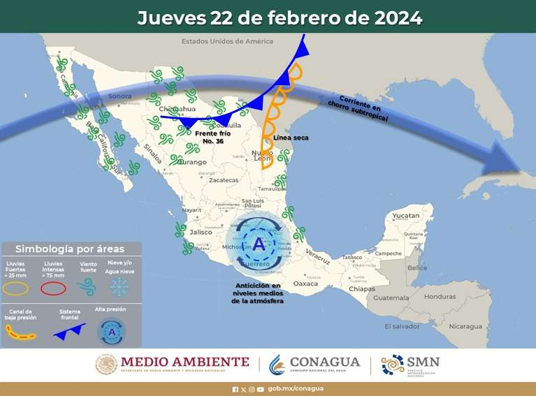 Vientos de Surada Predominarán en Quintana Roo Sin Presencia de Lluvias