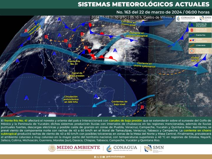 Clima en Quintana Roo: Pronóstico de chubascos y altas temperaturas