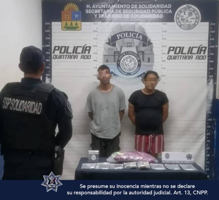 Detenidos en Playa del Carmen por Posesión de Drogas