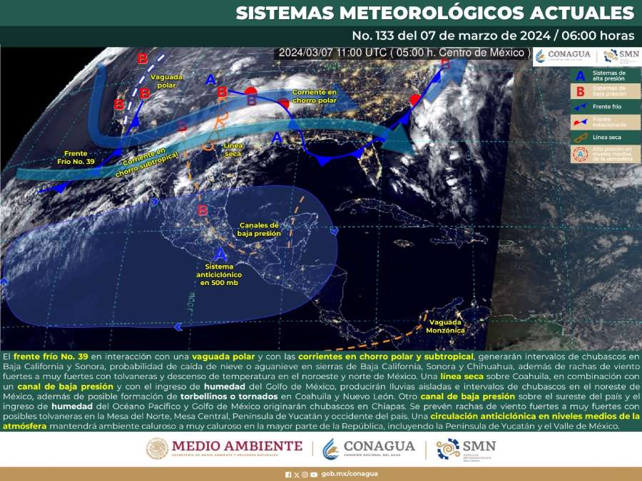 Pronóstico Meteorológico para Quintana Roo_ Cielo Medio Nublado y Clima Cálido