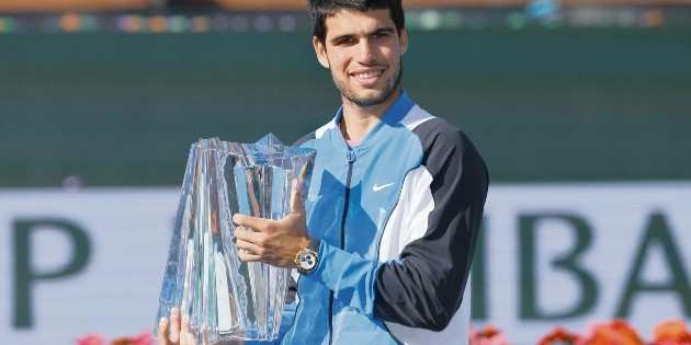 Tenis: Alcaraz repite el título en Indian Wells
