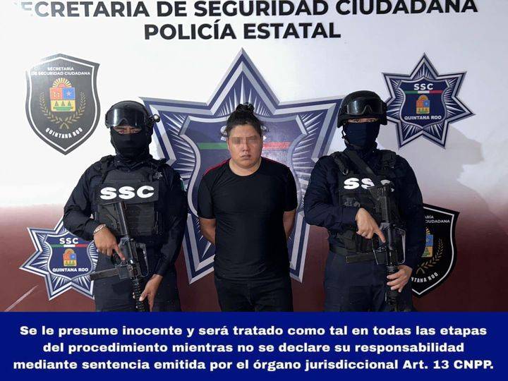 Arrestan a Sospechoso por Agresión a Agentes en Cancún