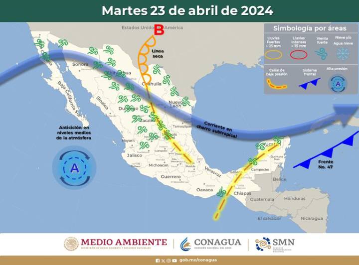 Clima en Quintana Roo: Lluvias dispersas