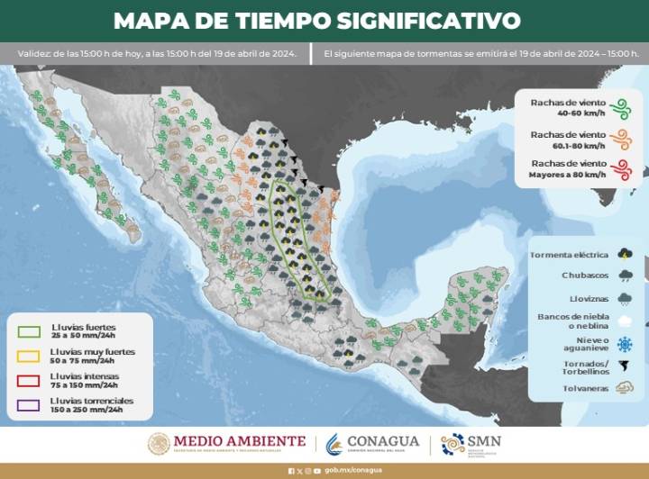 Clima en Quintana Roo: Probabilidad de Lluvias