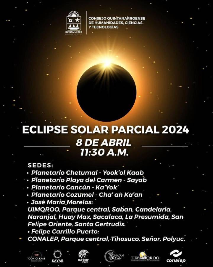 Oportunidad para Observar el Eclipse Solar en Quintana Roo