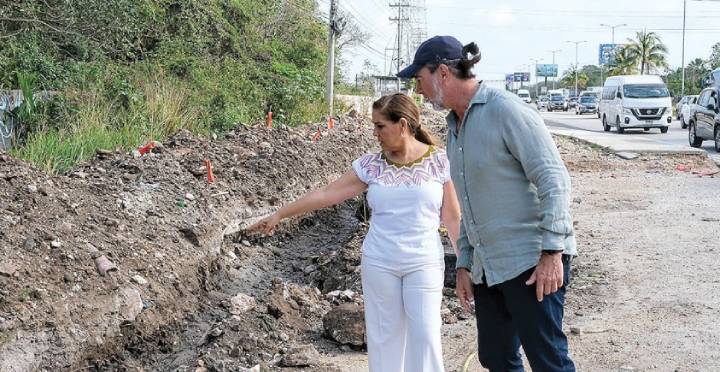 Progreso del Ensamblaje Bajo Tierra en el Camino Colosio, Cancún