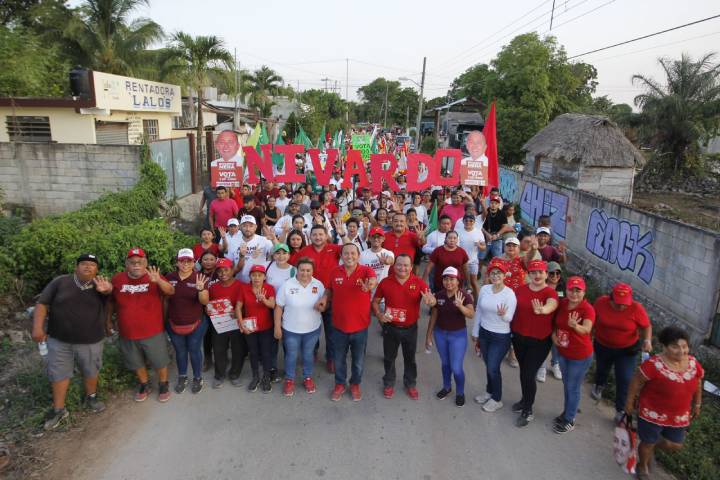 Aumenta respaldo a la '4T' bajo liderazgo de Nivardo Mena