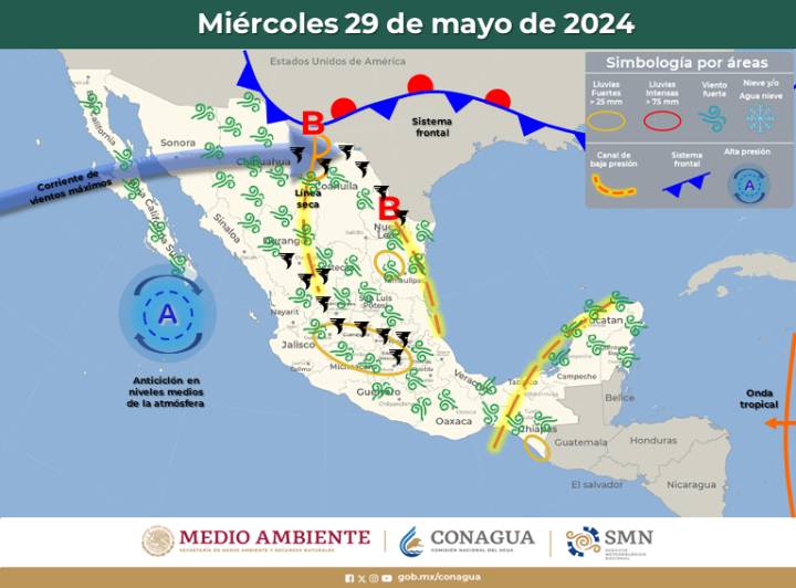 Clima en Quintana Roo: Prevén Lluvias Aisladas