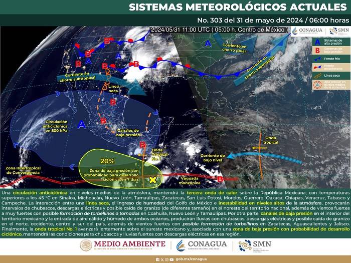 Clima en Quintana Roo: Pronostican Lluvias y Altas Temperaturas