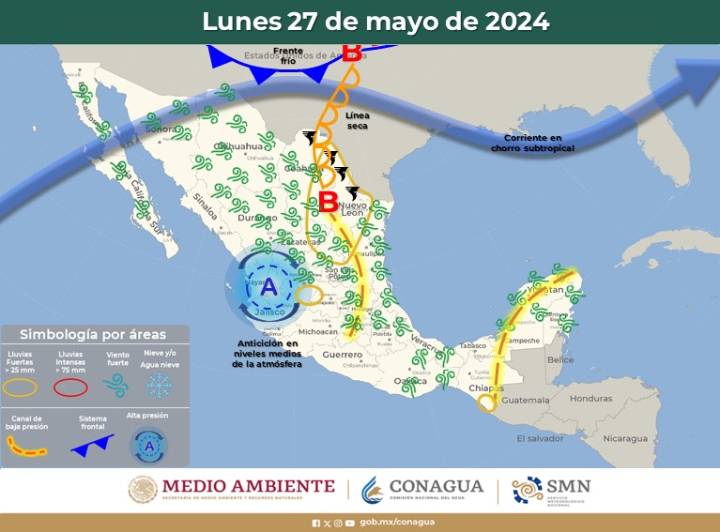 Clima: en Quintana Roo: Inicio de Semana con Posibles Lluvias