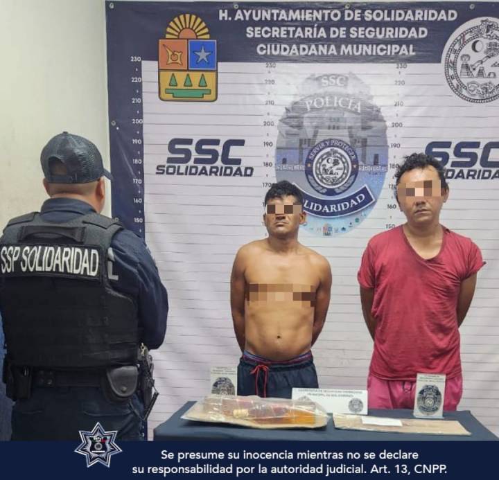 Dos Detenidos por Robo y Agresiones en Playa del Carmen