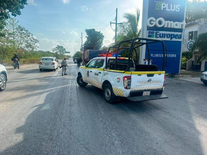 Dos heridos en accidente en la Huayacán