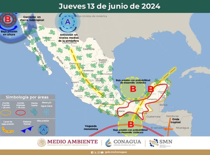 Clima en Quintana Roo: Pronóstico de Lluvias Intensas