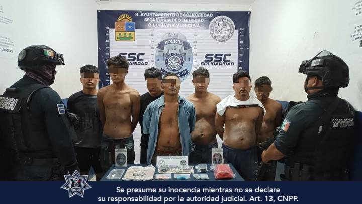 Detención de 7 Individuos en Playa del Carmen por Intento de Homicidio