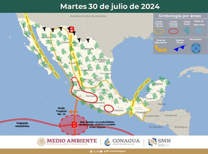 Clima en Quintana Roo: Intervalos de Chubascos y Calor