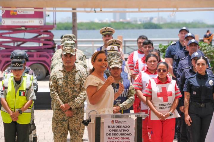 Inicia Mara Lezama Operativo de Seguridad para el Verano 2024 en Quintana Roo