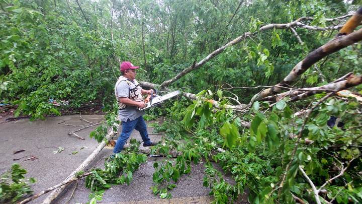 Saldo blanco en el municipio y sin afectaciones por el paso del huracan Beryl 2