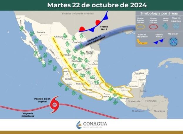 Cliam en Quintana Roo: Pronostican lluvias