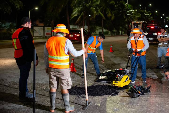 Inician Operativo de Bacheo para Reducir Rezago en Playa del Carmen 1