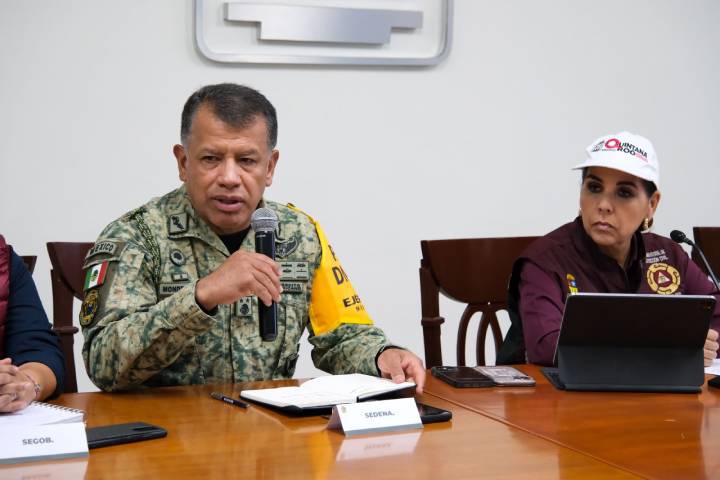 Mara Lezama supervisa respuesta inmediata a las afectaciones por lluvias de la tormenta Nadine 2