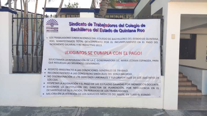 Acuerdos en Suspensión de Protestas: Colegios de Bachilleres de Quintana Roo