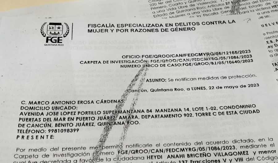 Acusado exmiembro de la Mesa de Seguridad y Justicia de Cancun por sustraccion de un menor 2