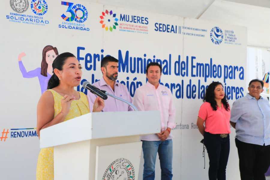 Alcaldesa Lili Campos lidera exitosa Feria de Empleo Municipal para impulsar empoderamiento laboral de las mujeres